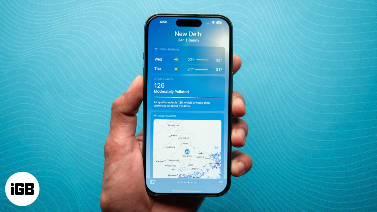 How to check air quality index on your iphone and apple watch
