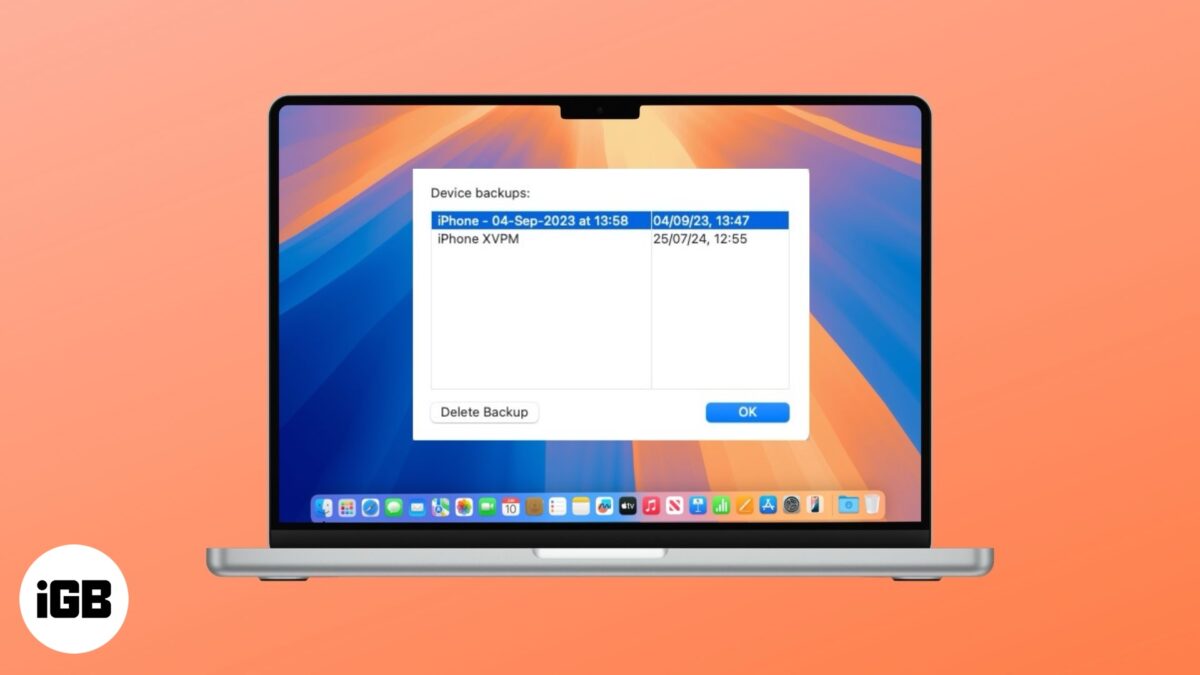 How to delete iphone backups on mac or pc