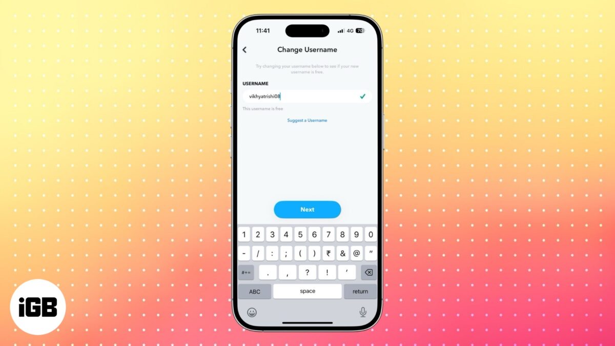 How to change your snapchat username