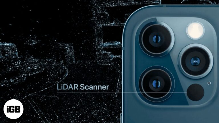 LiDAR on iPhone.
