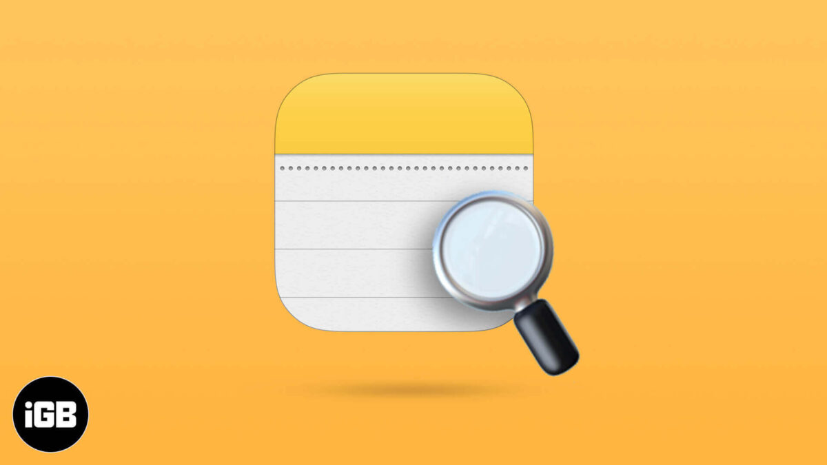 How to search in notes on iphone and ipad