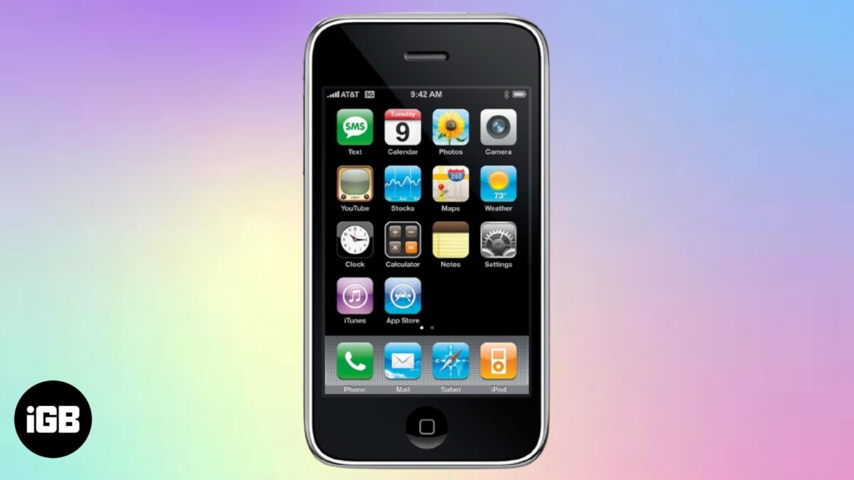 A brief history of first iphone