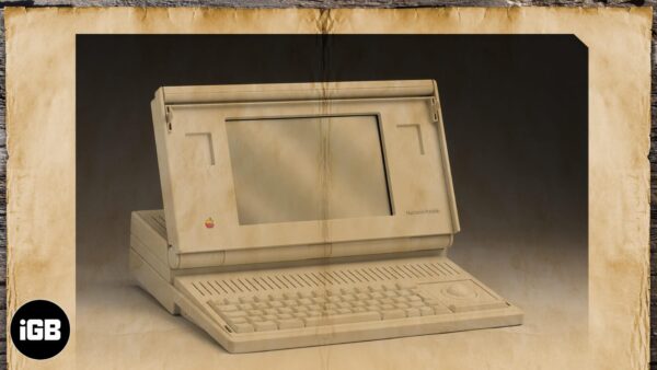 Apple first ever laptop