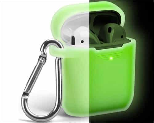 Neon Green Glowing-Case for AirPods from GMYLE