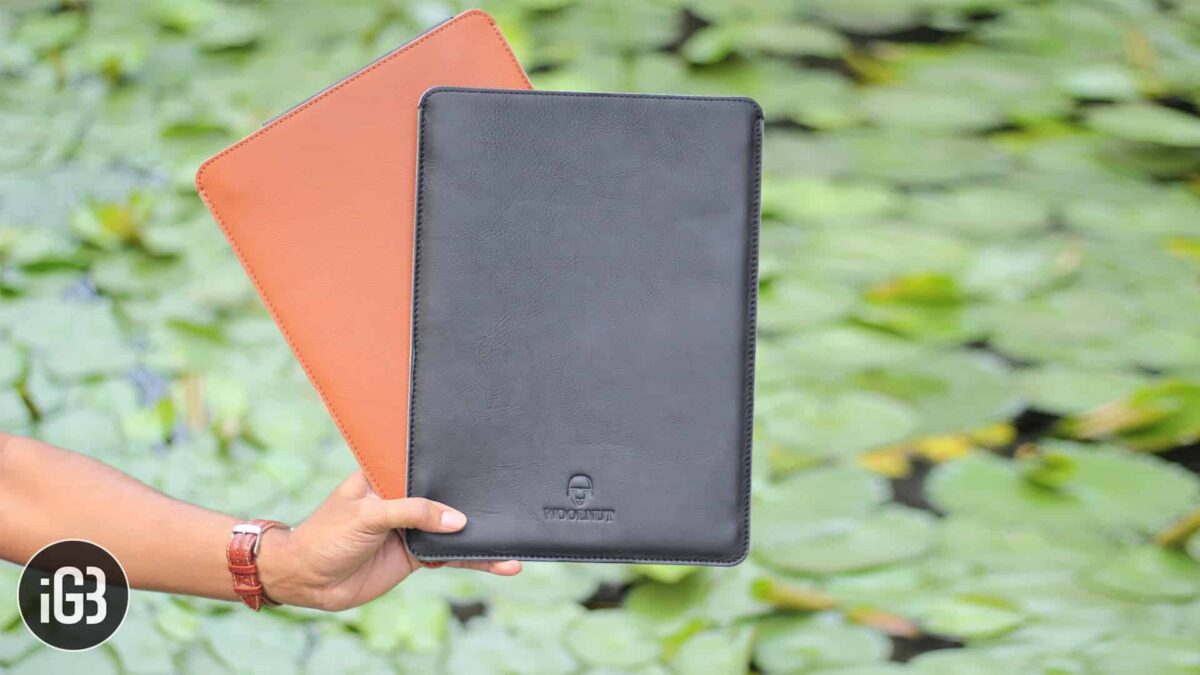 Woolnutcovers macbook pro leather sleeves