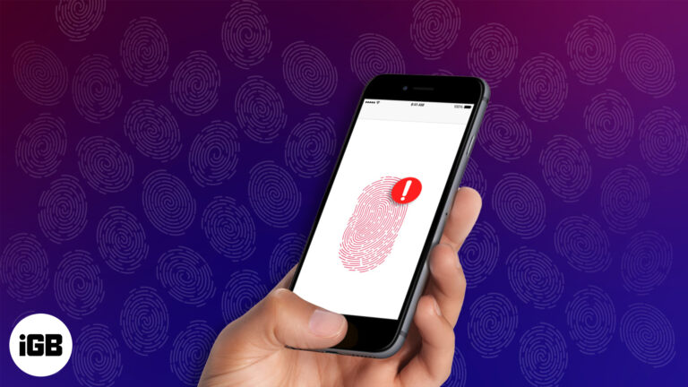 Fix Touch ID Not Working on iPhone or iPad.