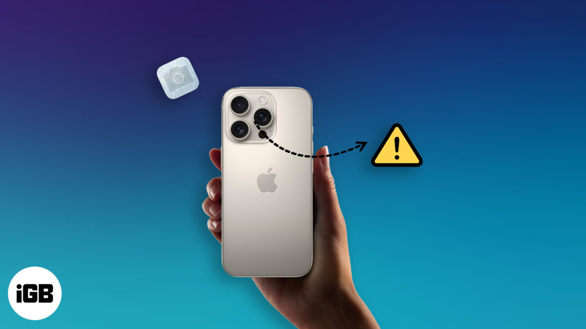 Fix iphone camera freezing or not working