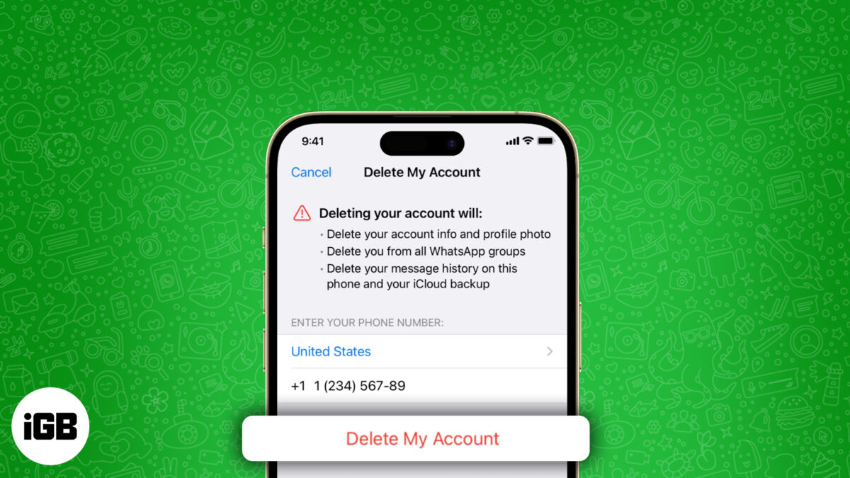 How to delete your whatsapp account