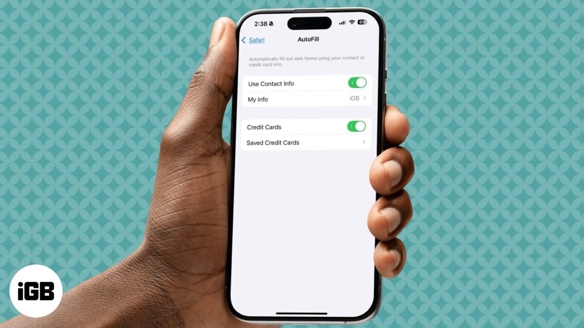 Use autofill to enter your information automatically on iphone