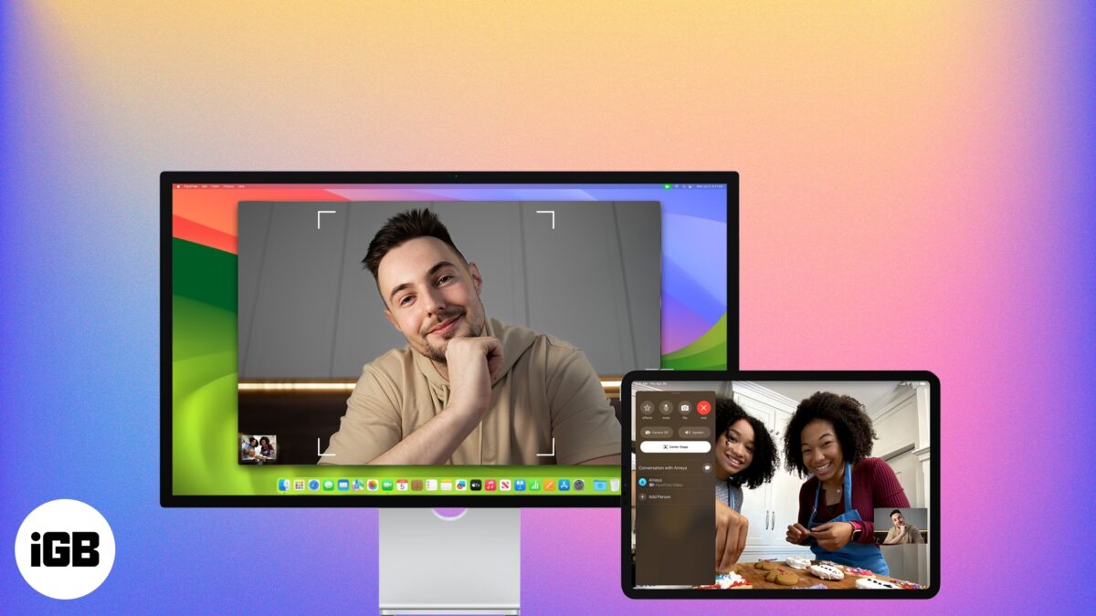 Use center stage on your ipad and mac