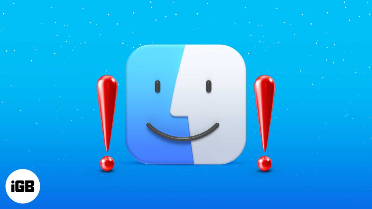 How to fix finder not responding on mac