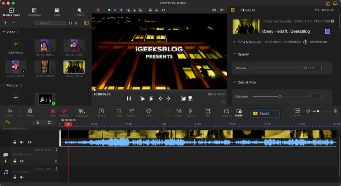 VideoProc Vlogger has a beginner-friendly UI