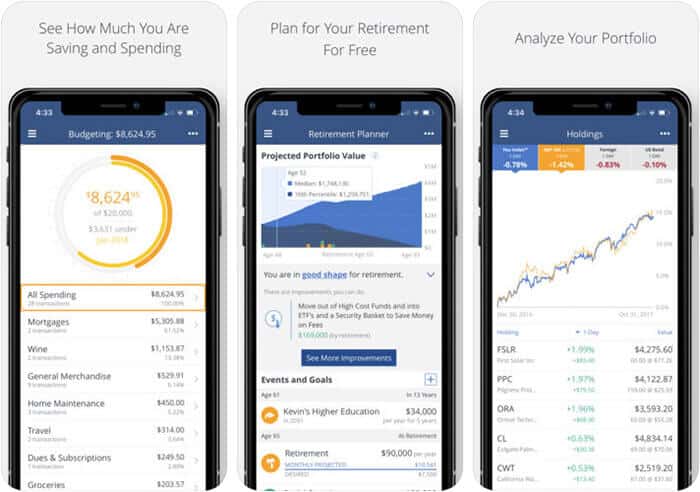 Personal Capital iPhone and iPad App Screenshot
