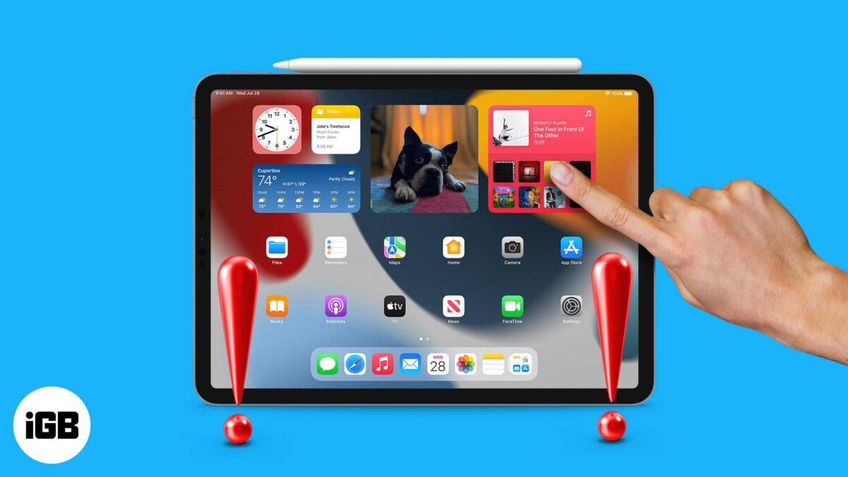 How to fix ipad touch screen not working