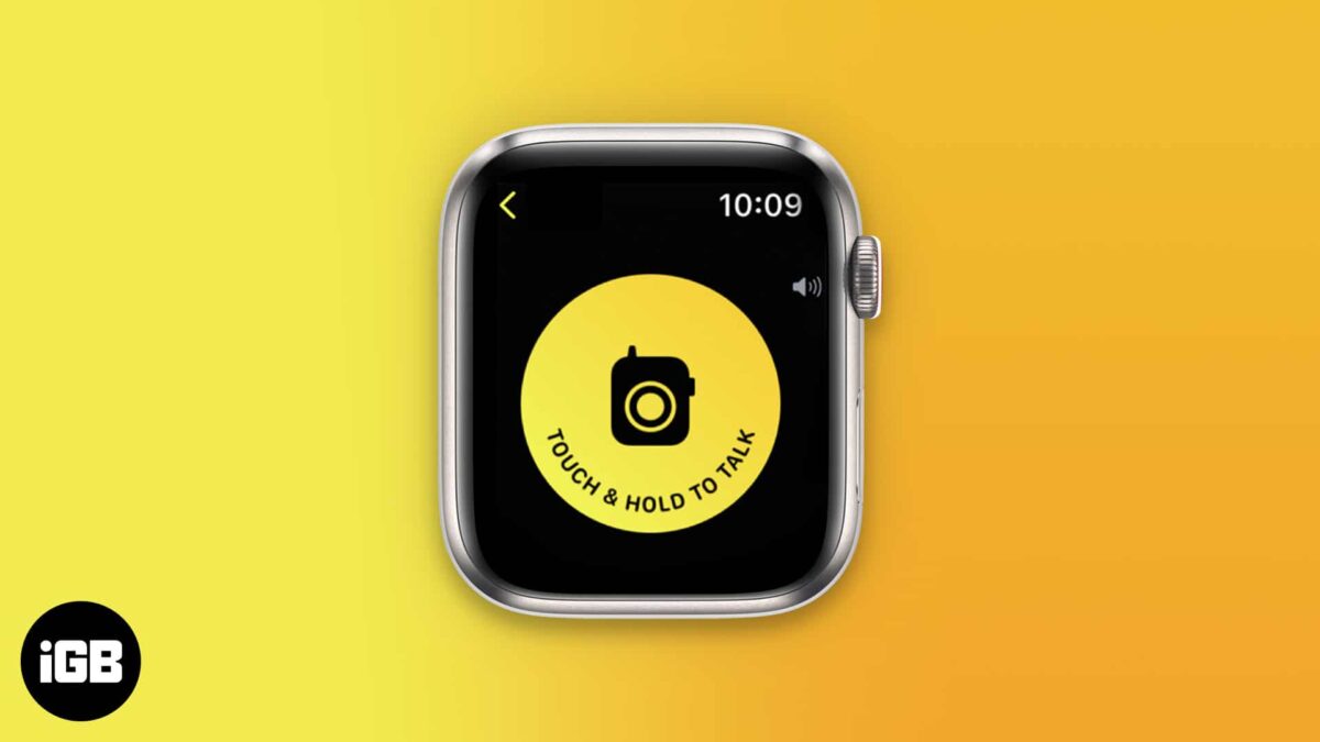 How to use walkie talkie on apple watch