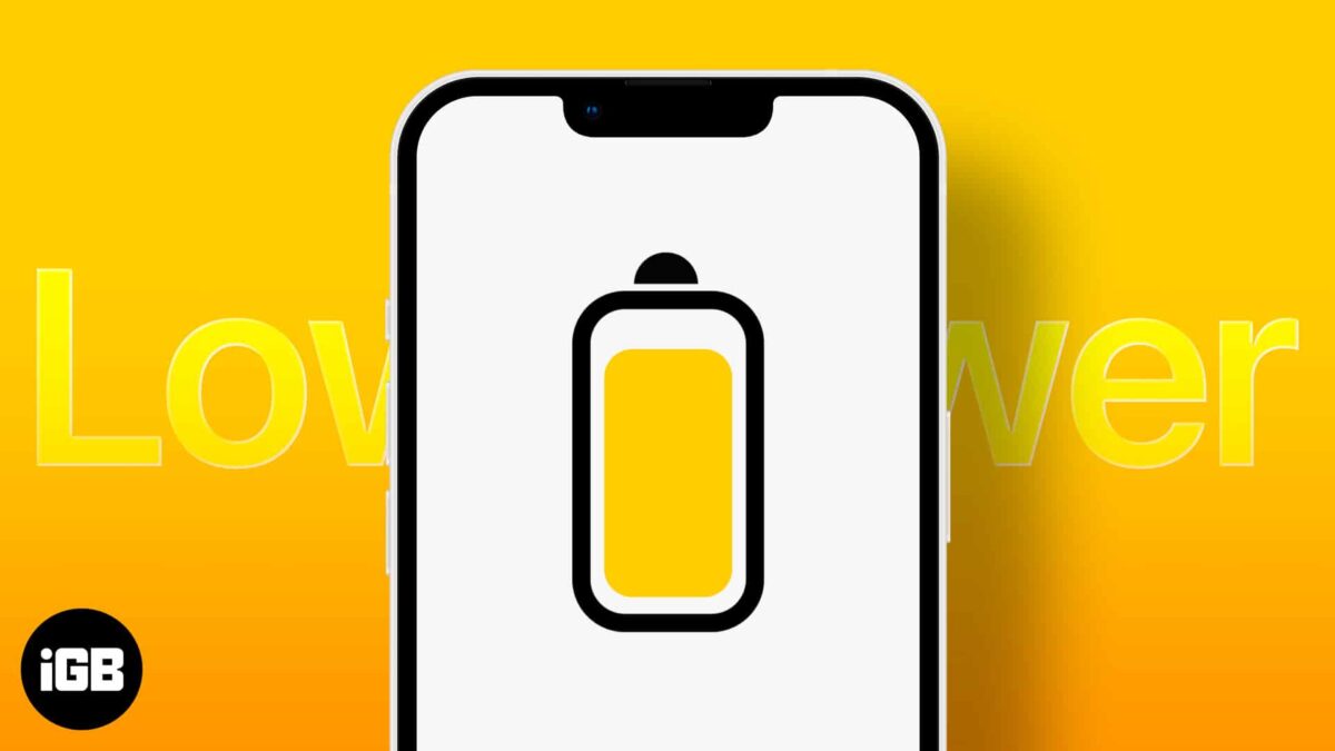 What is low power mode on iphone and how to use it