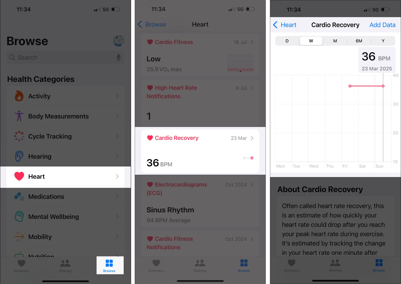 Cardio recovery on apple watch what it is how to use it Check cardio recovery on iphone