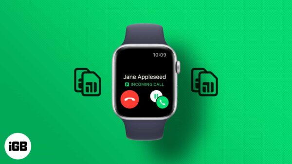 Use dual sim with apple watch