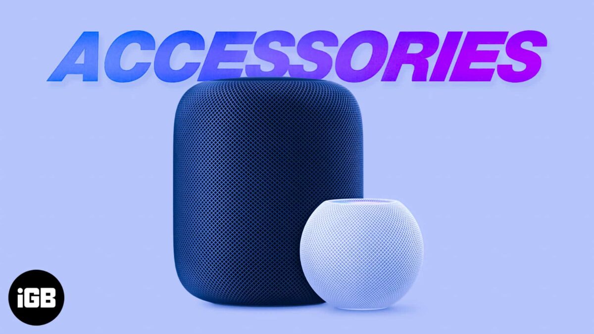Best homepod and homepod mini accessories