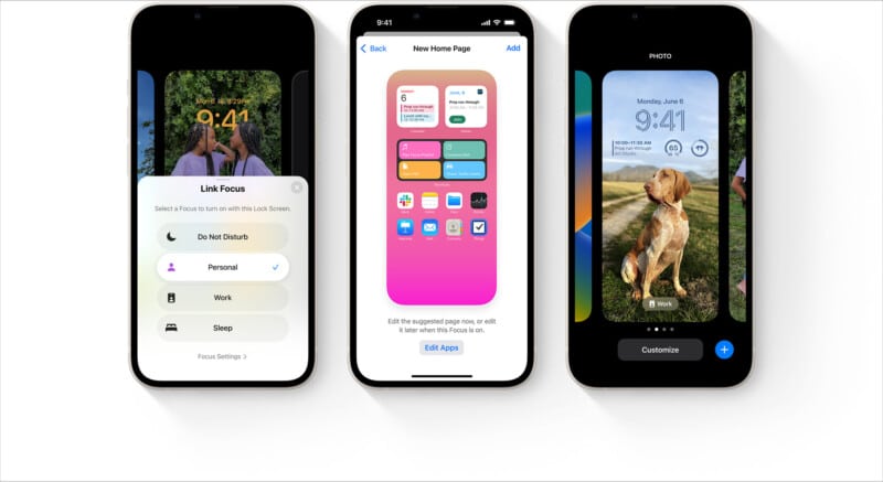 Better integration with Focus in iOS 16