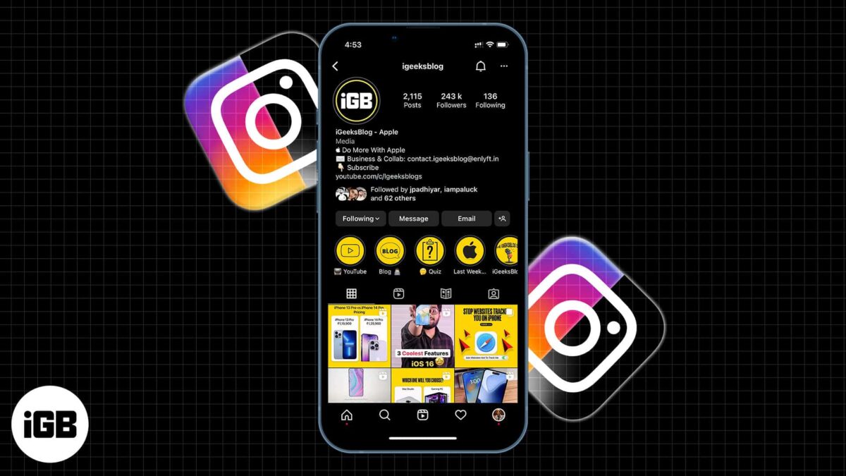 How to turn on instagram dark mode on iphone