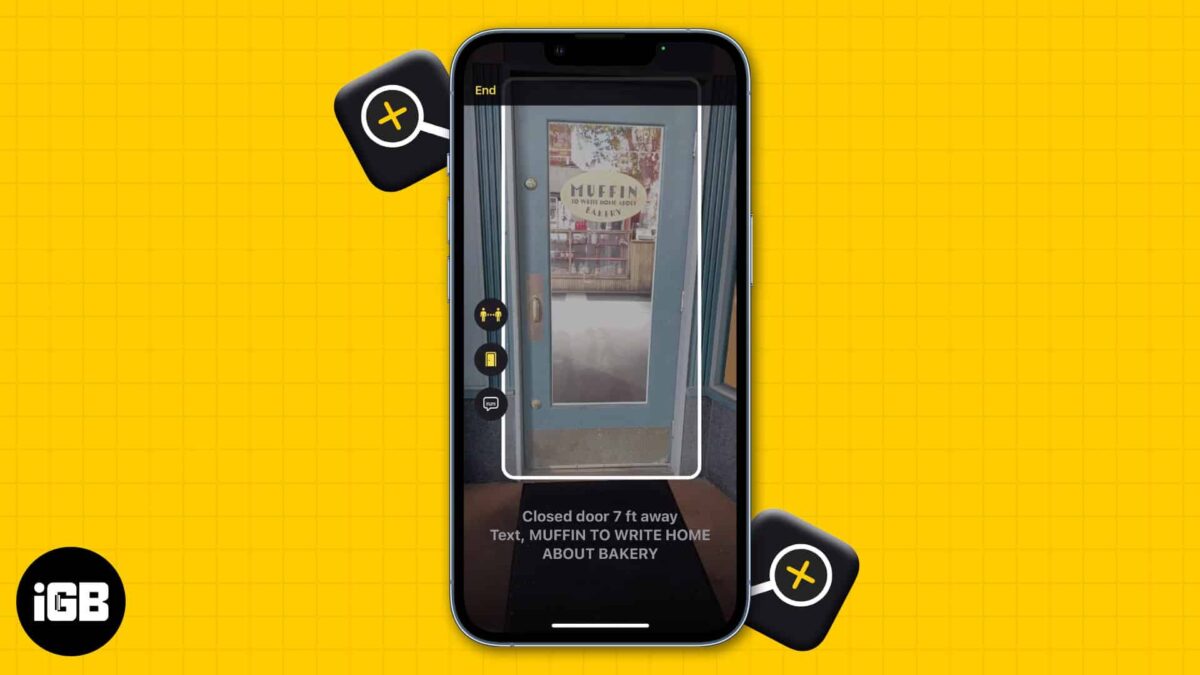 How to use magnifier to detect doors around you in ios 16