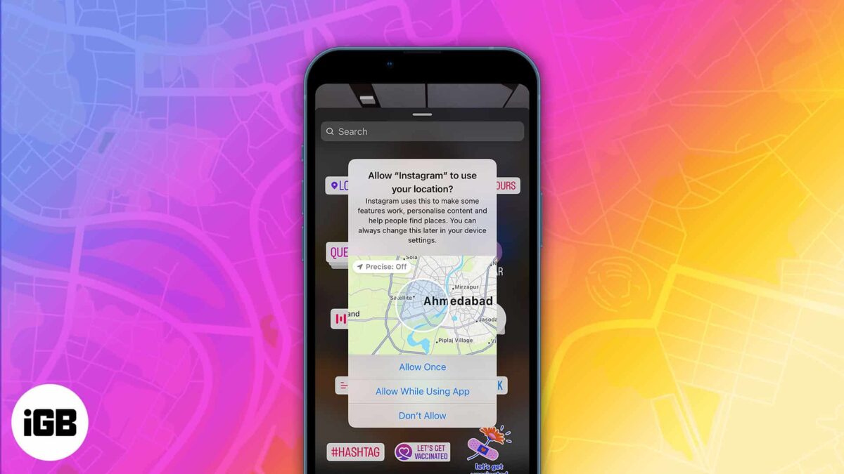 How to turn off precise location on instagram on iphone