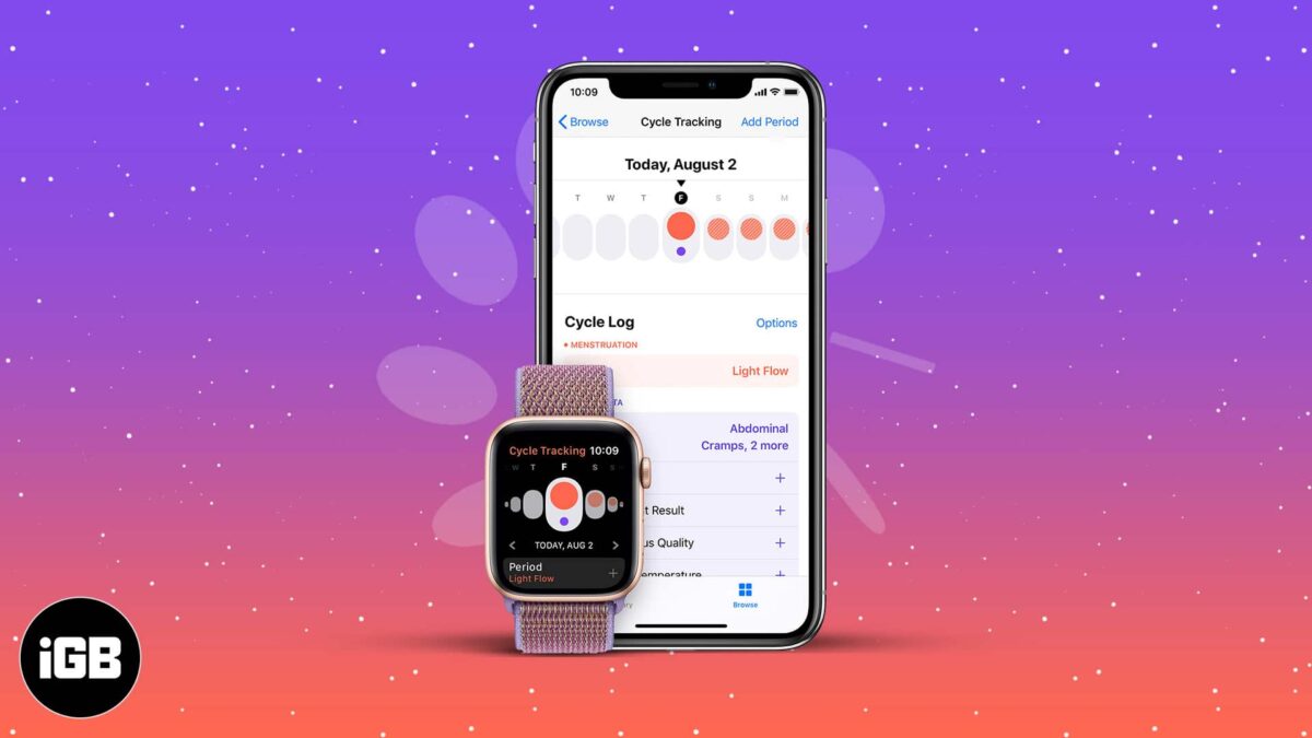 How to use cycle tracking on apple watch and iphone