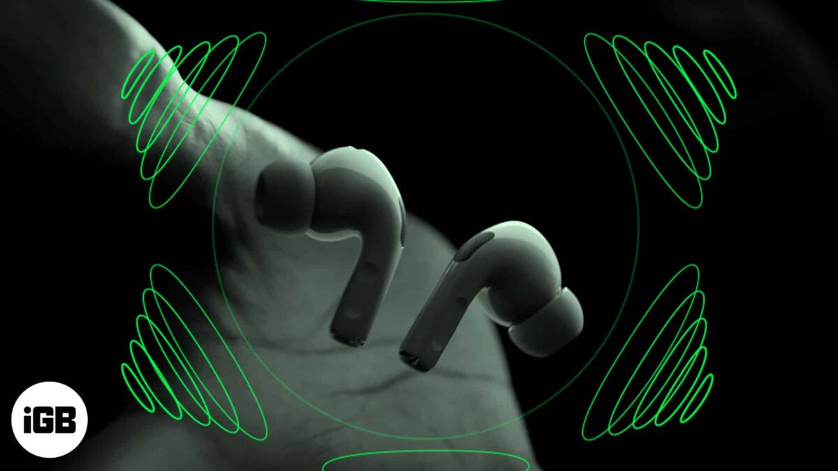 How to use transparency mode on airpods pro and airpods max