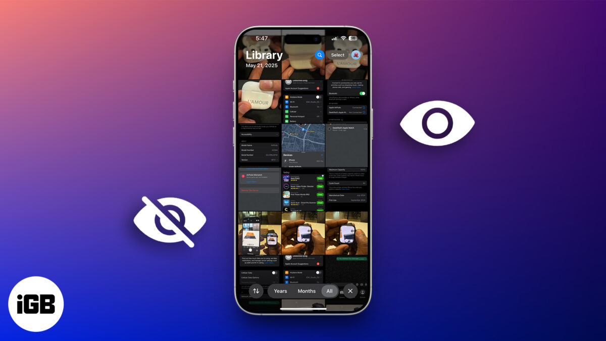Hide photos and videos on iphone ipad and mac