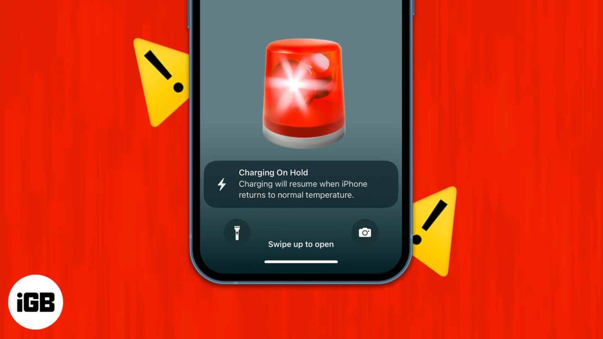 How to fix charging on hold warning on iphone