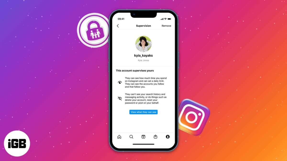 How to set up parental supervision on instagram