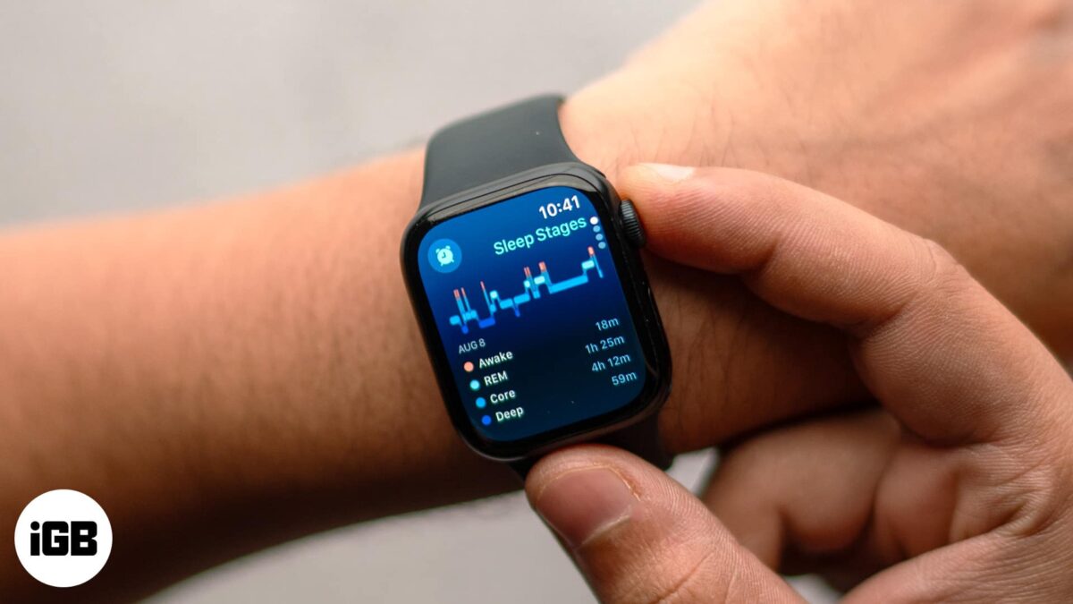 How to track sleep on apple watch