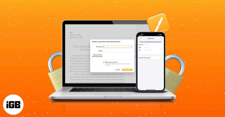 How to Add a Password to Pages, Numbers, and Keynote Documents