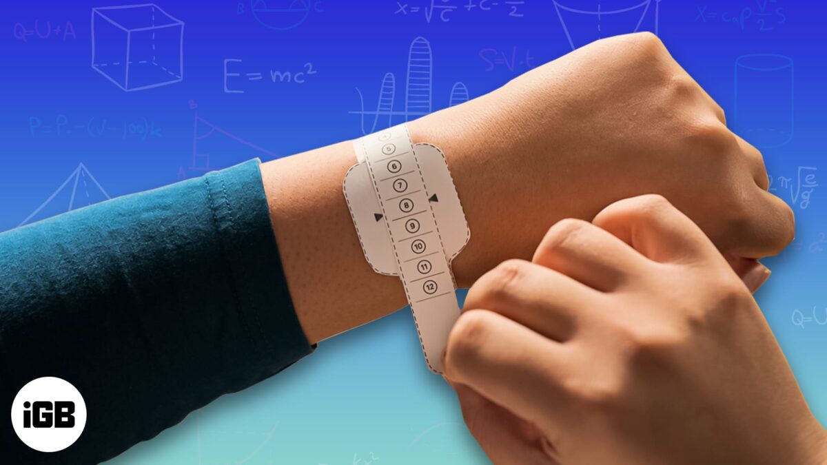 How to correctly measure your wrist for apple watch