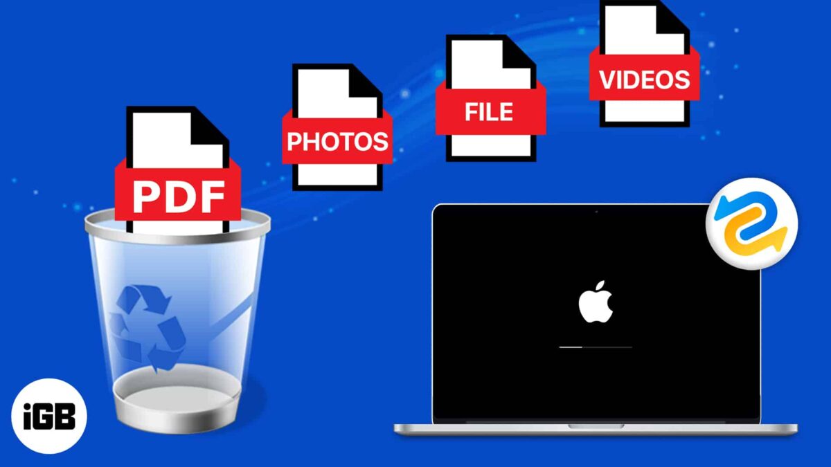How to recover deleted files from an emptied trash on mac