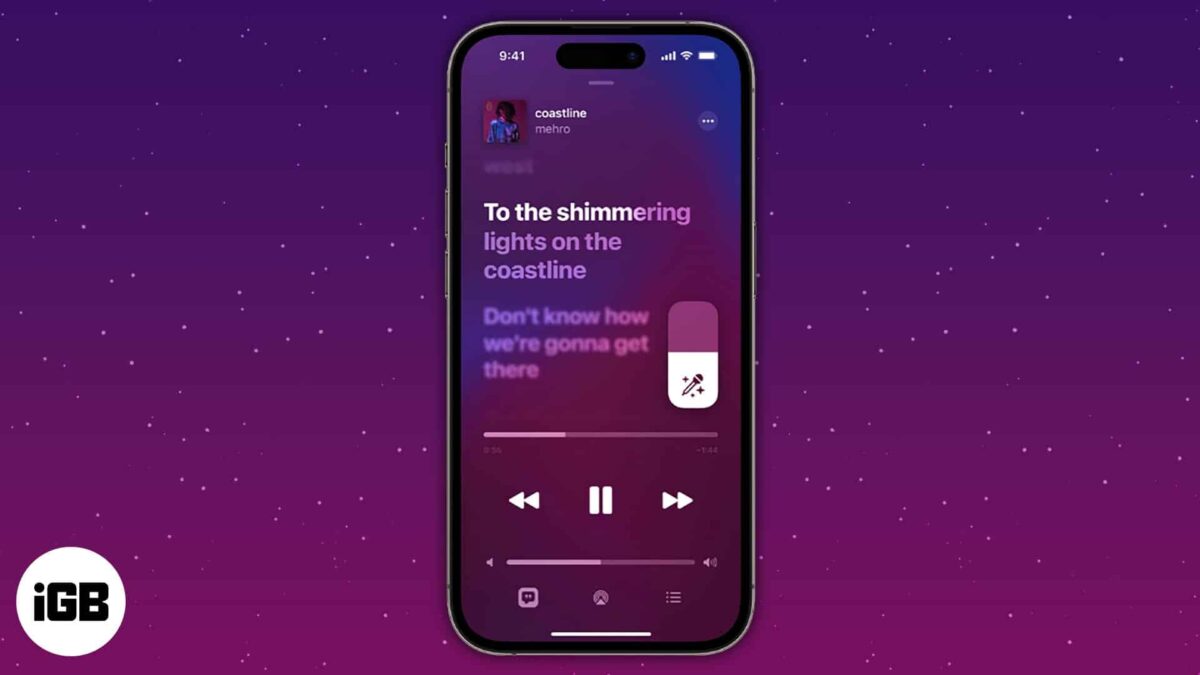 How to use apple music sing karaoke feature on iphone