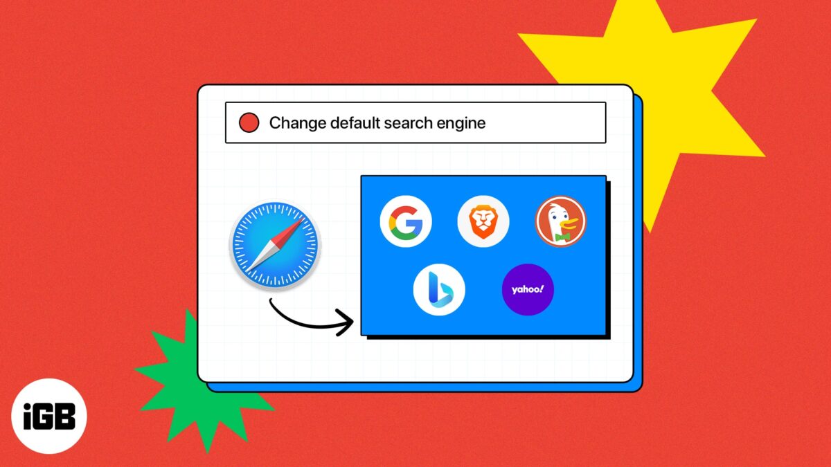 How to change default search engine in safari on iphone ipad mac