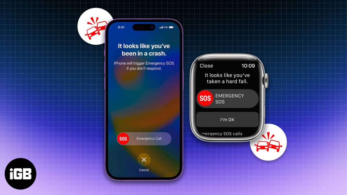 How to setup crash detection on apple watch