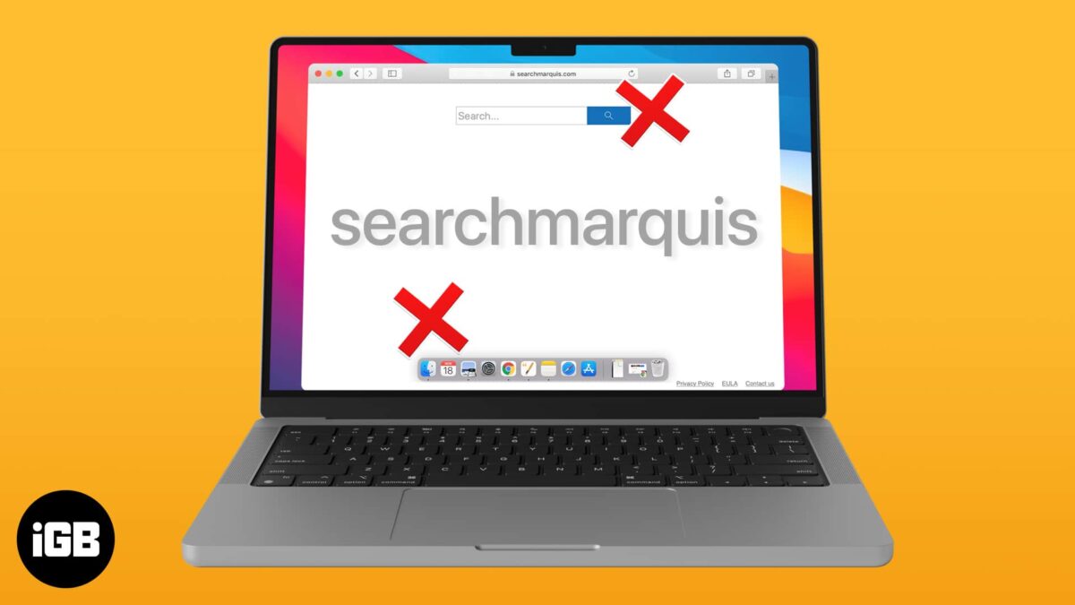 How to remove search marquis from chrome and safari on mac