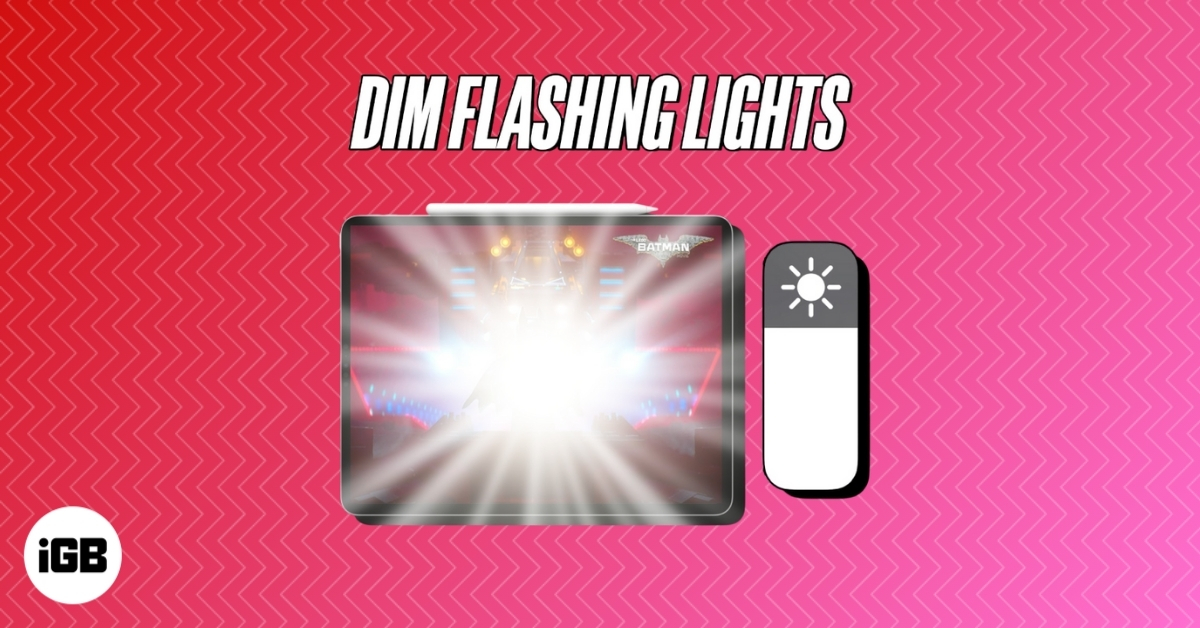 How to Dim Flashing Lights in Videos