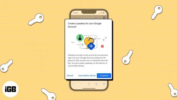 How to sign in to your google account using a passkey on iphone ipad and mac