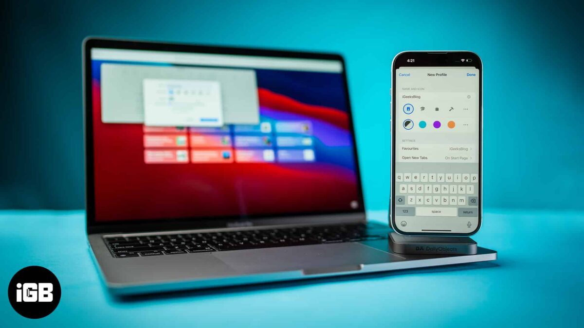 How to create safari profiles on iphone ipad and mac