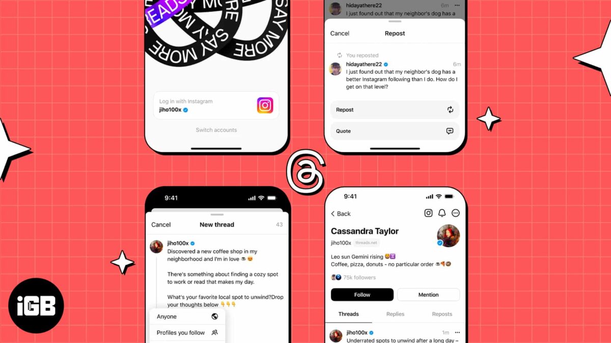How to use instagram threads app on iphone