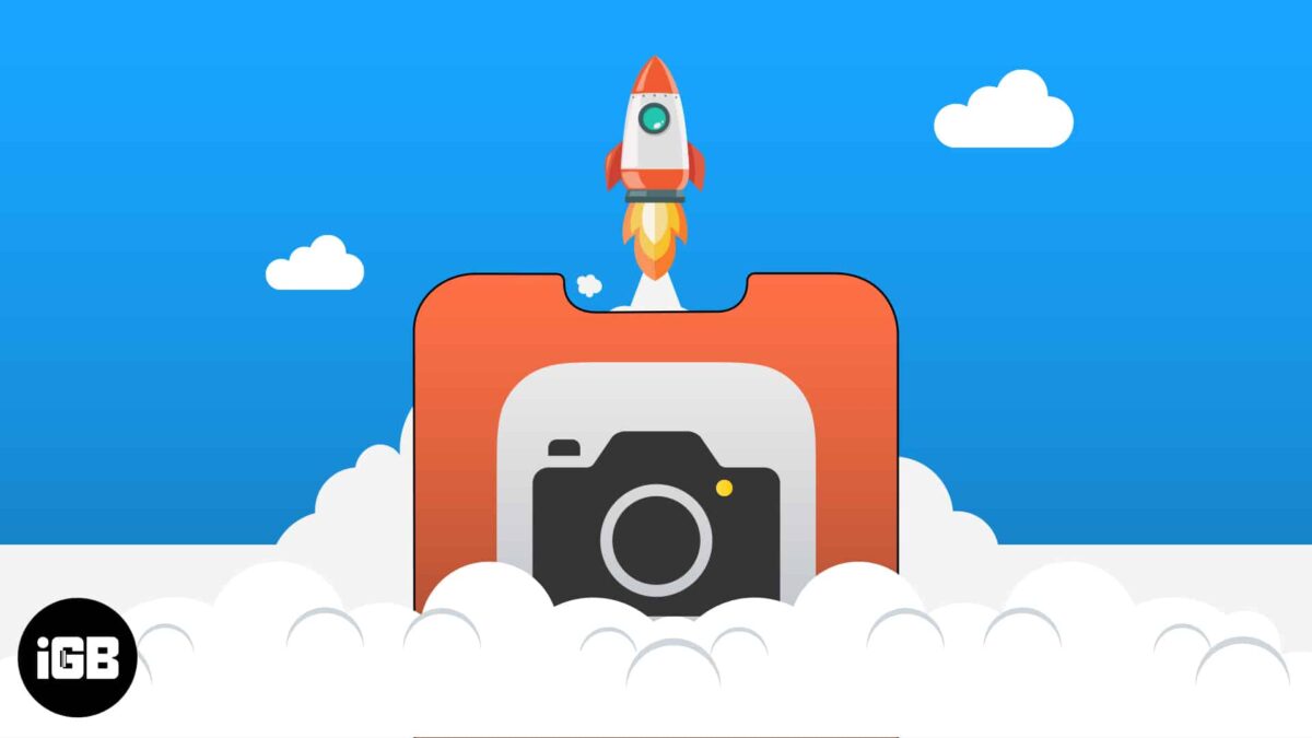 Quickly launch camera app on iphone