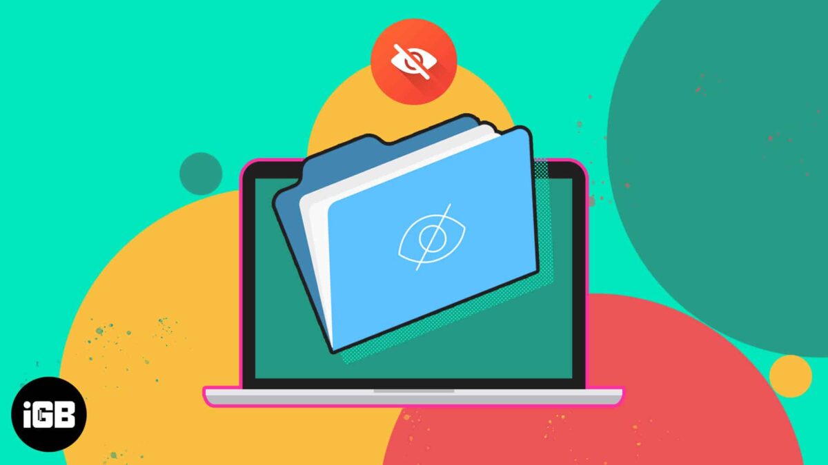 Hide files and folders on mac