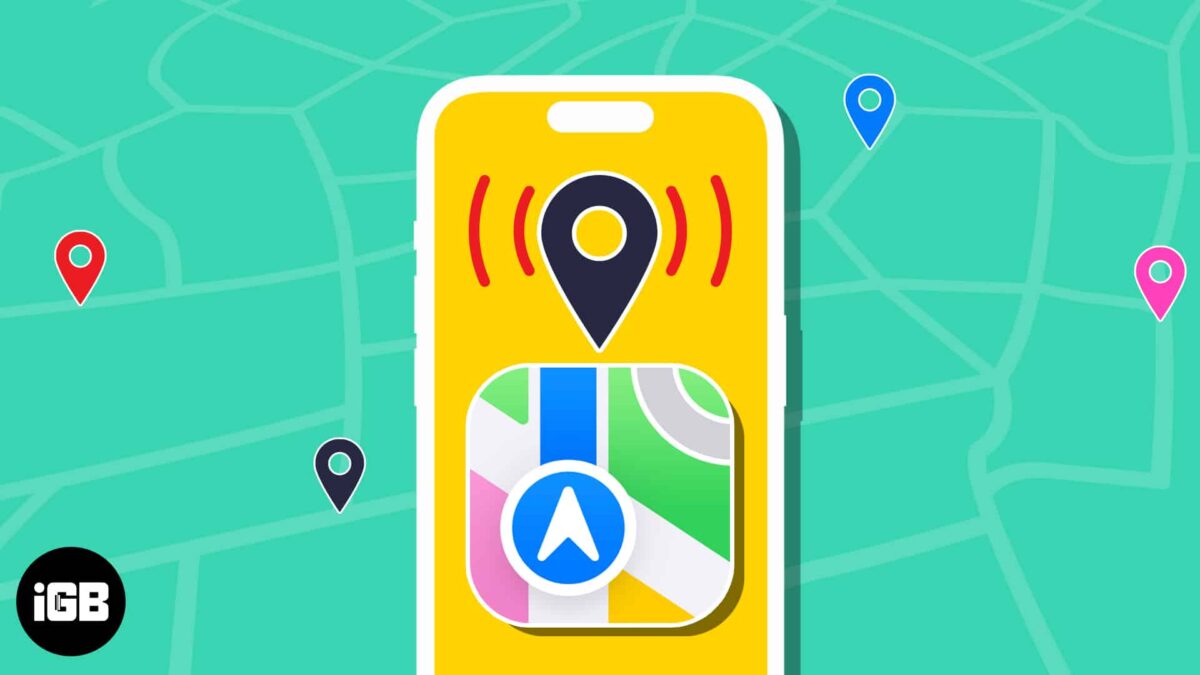 How to share live location using apple maps on iphone and mac