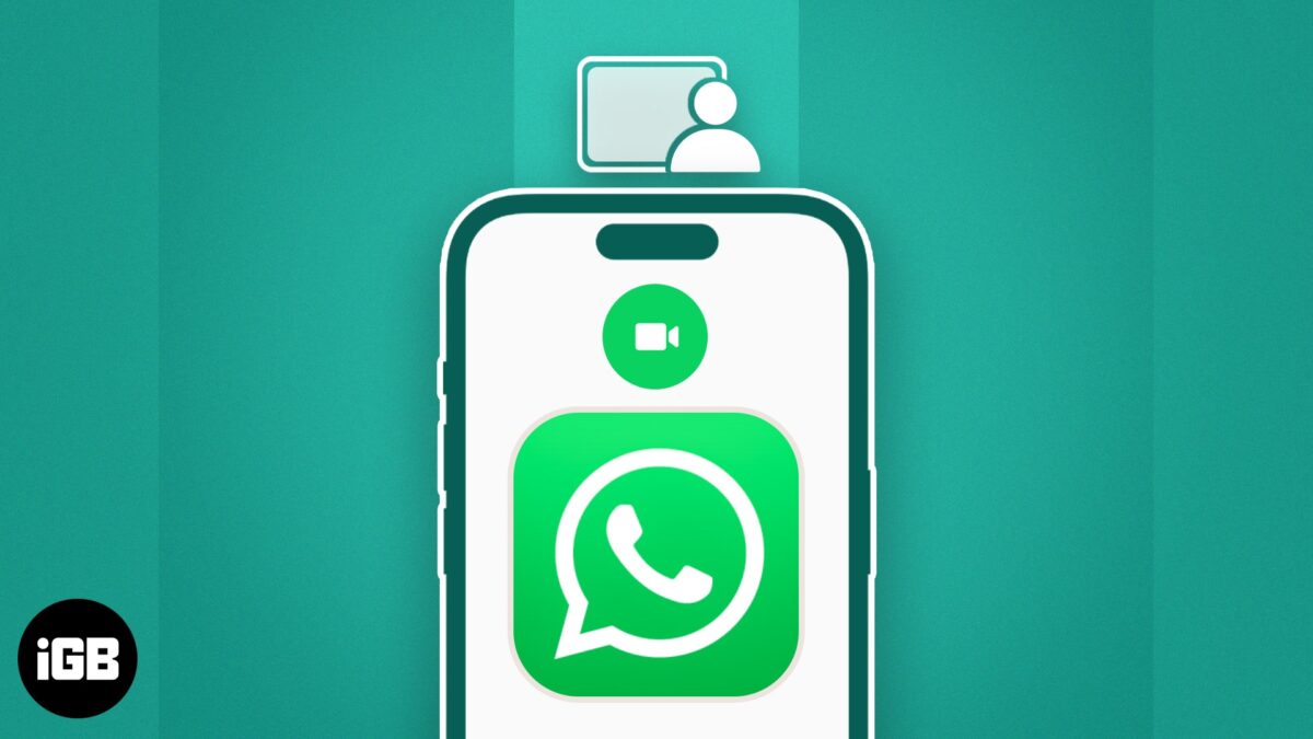How to share screen in whatsapp video call on iphone