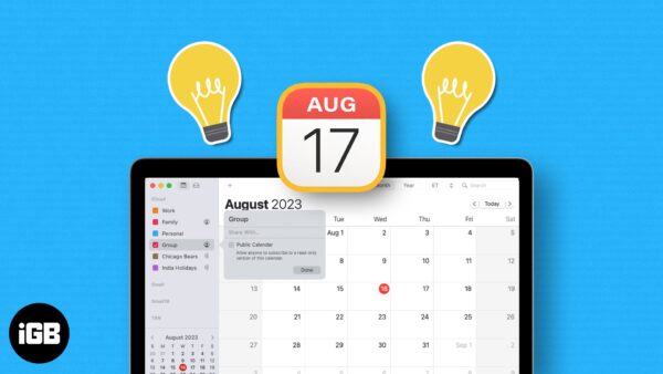 Tips and tricks to use apple calendar on mac