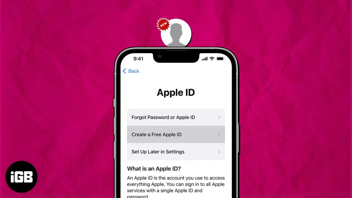 How to create new apple id
